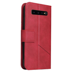 GQUTROBE Right Angle Leather Phone Case, For Samsung Galaxy S10, For Samsung Galaxy S10e, For Samsung Galaxy S10+