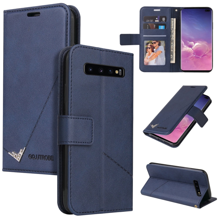 GQUTROBE Right Angle Leather Phone Case, For Samsung Galaxy S10, For Samsung Galaxy S10e, For Samsung Galaxy S10+