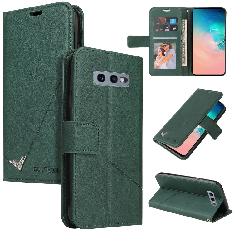 GQUTROBE Right Angle Leather Phone Case, For Samsung Galaxy S10, For Samsung Galaxy S10e, For Samsung Galaxy S10+