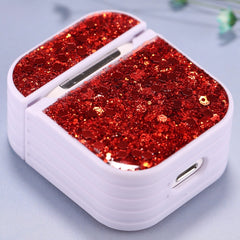 For AirPods 1 / 2 Glitter Sequins Wireless Earphone Protective Case, For AirPods 1 / 2