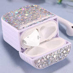 For AirPods 1 / 2 Glitter Sequins Wireless Earphone Protective Case, For AirPods 1 / 2