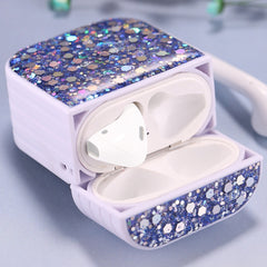 For AirPods 1 / 2 Glitter Sequins Wireless Earphone Protective Case, For AirPods 1 / 2