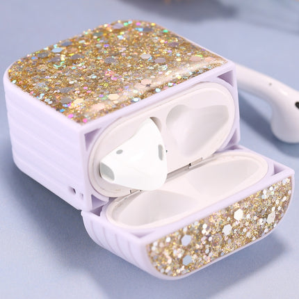 For AirPods 1 / 2 Glitter Sequins Wireless Earphone Protective Case, For AirPods 1 / 2