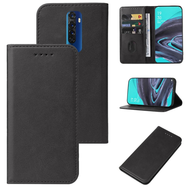 Magnetic Closure Leather Phone Case, For OPPO Reno2, For OPPO Reno2 Z, For OPPO Reno3 4G, For OPPO Reno4 5G, For OPPO Reno4 Lite, For OPPO Reno6 Pro+ 5G, For OPPO Reno6 Z, For OPPO A32