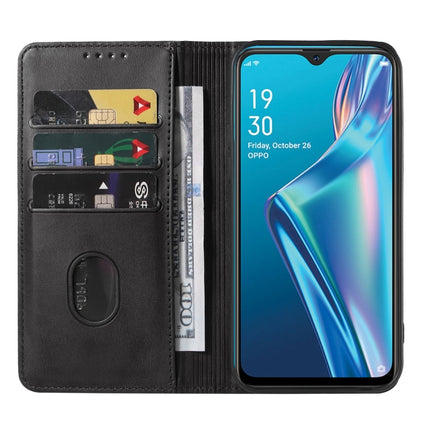Magnetic Closure Leather Phone Case, For OPPO A12, For OPPO A53s, For Realme 5 / 5i / 5s / 6i / Narzo 20A, For Realme Narzo 20, For OPPO Reno5 A, For OPPO Reno7 Z 5G