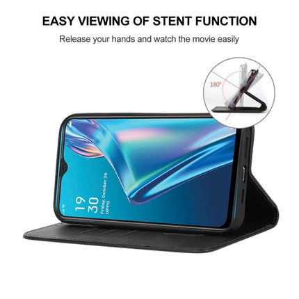 Magnetic Closure Leather Phone Case, For OPPO A12, For OPPO A53s, For Realme 5 / 5i / 5s / 6i / Narzo 20A, For Realme Narzo 20, For OPPO Reno5 A, For OPPO Reno7 Z 5G