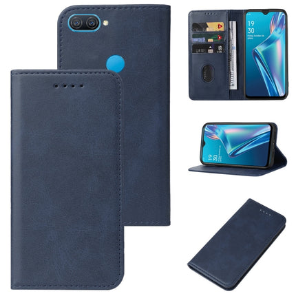 Magnetic Closure Leather Phone Case, For OPPO A12, For OPPO A53s, For Realme 5 / 5i / 5s / 6i / Narzo 20A, For Realme Narzo 20, For OPPO Reno5 A, For OPPO Reno7 Z 5G