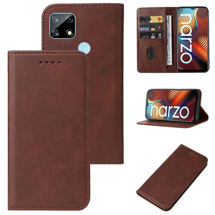 Magnetic Closure Leather Phone Case, For OPPO A53s, For Realme 5 / 5i / 5s / 6i / Narzo 20A, For Realme Narzo 20, For OPPO Reno5 A, For OPPO Reno7 Z 5G