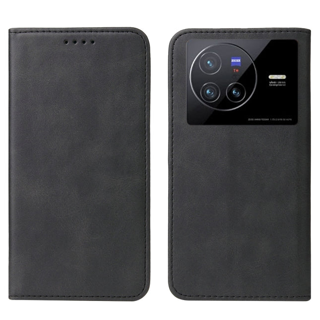 Magnetic Closure Leather Phone Case, For vivo X80, For vivo X80 Pro, For vivo X50 5G, For vivo S15, For vivo S15e, For vivo S12 5G / V23 5G, For vivo S10e / V23e, For vivo T1 5G