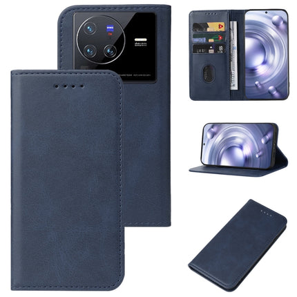 Magnetic Closure Leather Phone Case, For vivo X80, For vivo X80 Pro, For vivo X50 5G, For vivo S15, For vivo S15e, For vivo S12 5G / V23 5G, For vivo S10e / V23e, For vivo T1 5G