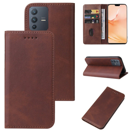 Magnetic Closure Leather Phone Case, For vivo T1 Snapdragon 778G, For vivo V23 5G, For vivo V23 Pro, For vivo V21 5G, For vivo V20 2021, For vivo V19 Neo, For vivo Y76 5G
