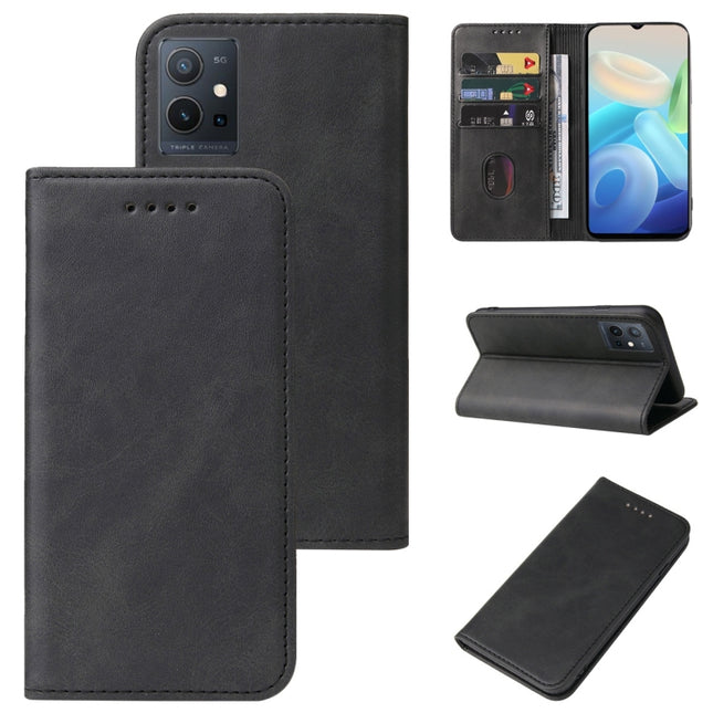 Magnetic Closure Leather Phone Case, For vivo Y75 5G, For vivo Y70t, For vivo Y55s 5G, For For vivo Y52s 5G CN Version / iQOO U3 / U3x, For vivo Y51 2020 (India) / Y31 2021, For vivo Y51a, For vivo Y51s, For vivo Y33t