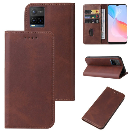 Magnetic Closure Leather Phone Case, For vivo Y30, For vivo Y21 2021, For vivo Y21e, For vivo Y21G, For vivo Y21s, For vivo Y21t, For vivo Y20s G / Y20s, For vivo Y20 India / Y30 China / iQOO U1x