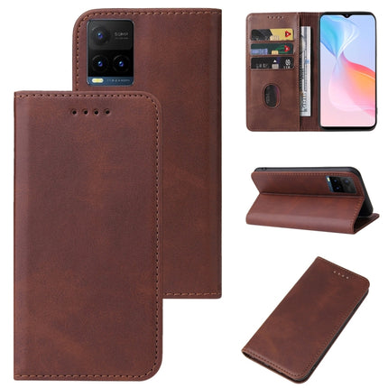 Magnetic Closure Leather Phone Case, For vivo Y30, For vivo Y21 2021, For vivo Y21e, For vivo Y21G, For vivo Y21s, For vivo Y21t, For vivo Y20s G / Y20s, For vivo Y20 India / Y30 China / iQOO U1x