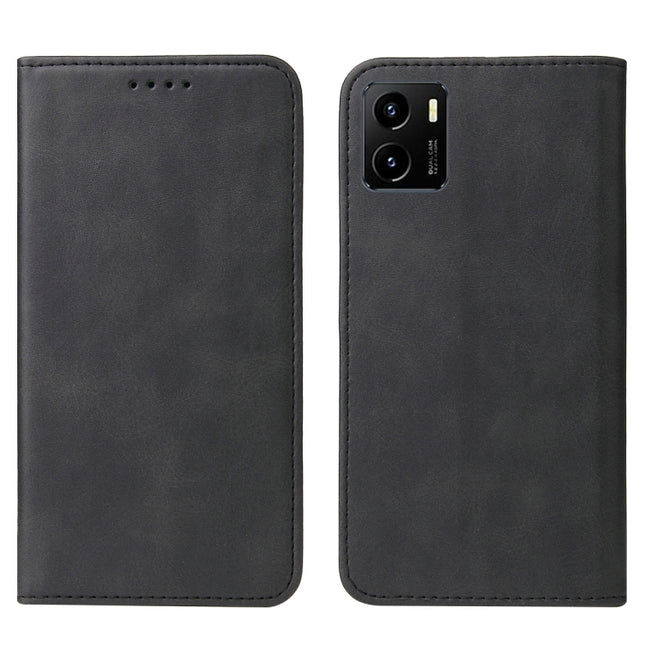 Magnetic Closure Leather Phone Case, For vivo Y15a, For vivo Y15s, For vivo Y12i, For vivo Y12s, For vivo Y17 / Y15 India / Y12 / Y3 / Y3s / U10, For vivo Y1s / Y91C / Y90, For vivo iQOO 9 SE, For vivo iQOO U5x