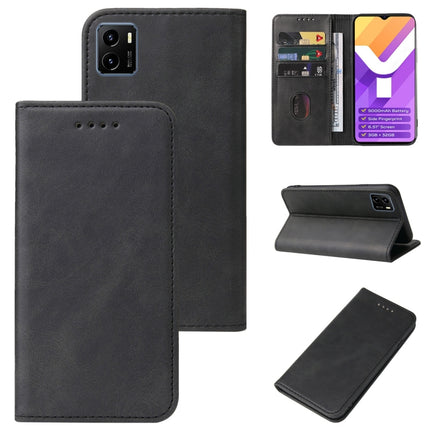 Magnetic Closure Leather Phone Case, For vivo Y15a, For vivo Y15s, For vivo Y12i, For vivo Y12s, For vivo Y17 / Y15 India / Y12 / Y3 / Y3s / U10, For vivo Y1s / Y91C / Y90, For vivo iQOO 9 SE, For vivo iQOO U5x