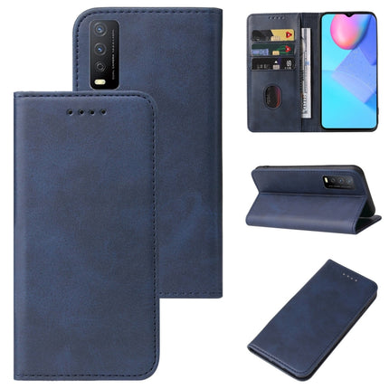 Magnetic Closure Leather Phone Case, For vivo Y15a, For vivo Y15s, For vivo Y12i, For vivo Y12s, For vivo Y17 / Y15 India / Y12 / Y3 / Y3s / U10, For vivo Y1s / Y91C / Y90, For vivo iQOO 9 SE, For vivo iQOO U5x