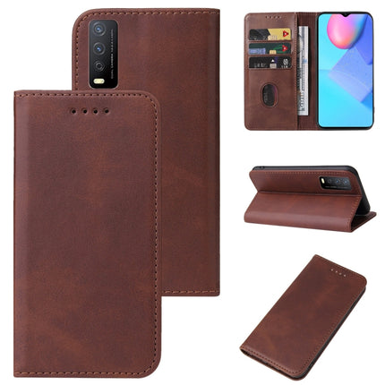 Magnetic Closure Leather Phone Case, For vivo Y15a, For vivo Y15s, For vivo Y12i, For vivo Y12s, For vivo Y17 / Y15 India / Y12 / Y3 / Y3s / U10, For vivo Y1s / Y91C / Y90, For vivo iQOO 9 SE, For vivo iQOO U5x