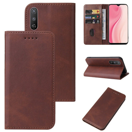 Magnetic Closure Leather Phone Case, For vivo Y15a, For vivo Y15s, For vivo Y12i, For vivo Y12s, For vivo Y17 / Y15 India / Y12 / Y3 / Y3s / U10, For vivo Y1s / Y91C / Y90, For vivo iQOO 9 SE, For vivo iQOO U5x