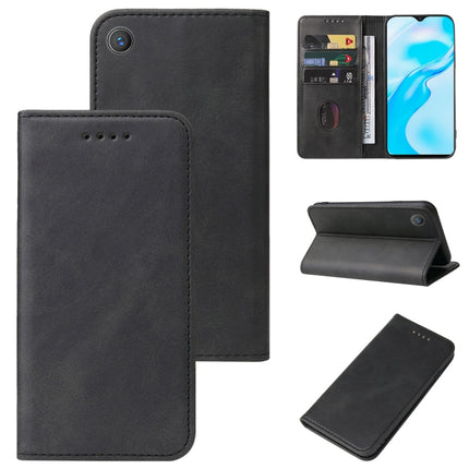 Magnetic Closure Leather Phone Case, For vivo Y15a, For vivo Y15s, For vivo Y12i, For vivo Y12s, For vivo Y17 / Y15 India / Y12 / Y3 / Y3s / U10, For vivo Y1s / Y91C / Y90, For vivo iQOO 9 SE, For vivo iQOO U5x