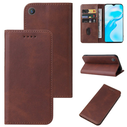 Magnetic Closure Leather Phone Case, For vivo Y15a, For vivo Y15s, For vivo Y12i, For vivo Y12s, For vivo Y17 / Y15 India / Y12 / Y3 / Y3s / U10, For vivo Y1s / Y91C / Y90, For vivo iQOO 9 SE, For vivo iQOO U5x