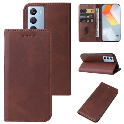 Magnetic Closure Leather Phone Case, For vivo Y15a, For vivo Y15s, For vivo Y12i, For vivo Y12s, For vivo Y17 / Y15 India / Y12 / Y3 / Y3s / U10, For vivo Y1s / Y91C / Y90, For vivo iQOO 9 SE, For vivo iQOO U5x