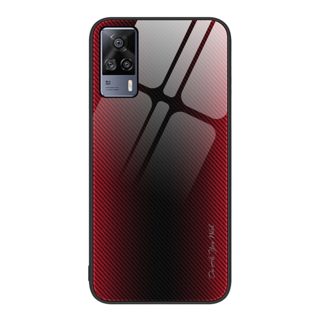 Texture Gradient Glass TPU Phone Case, For vivo S9e, For vivo V21, For vivo V15, For OnePlus Nord 2 5G