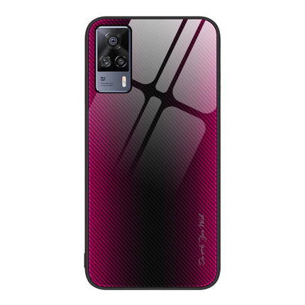 Texture Gradient Glass TPU Phone Case, For vivo S9e, For vivo V21, For vivo V15, For OnePlus Nord 2 5G