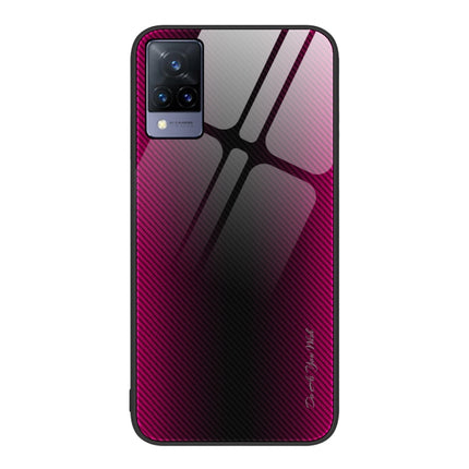 Texture Gradient Glass TPU Phone Case, For vivo S9e, For vivo V21, For vivo V15, For OnePlus Nord 2 5G