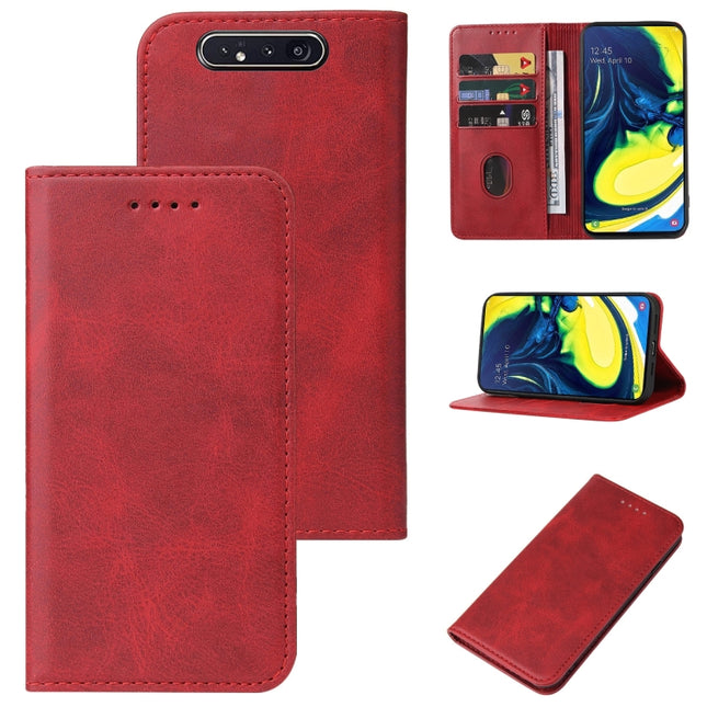 Magnetic Closure Leather Phone Case, For Samsung Galaxy A90 / A80