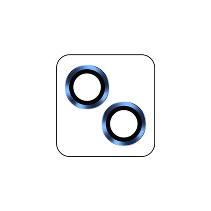 TOTUDESIGN AB-061 Golden Shield Series Metal Frame Camera Lens Film, For iPhone 14/14 Plus