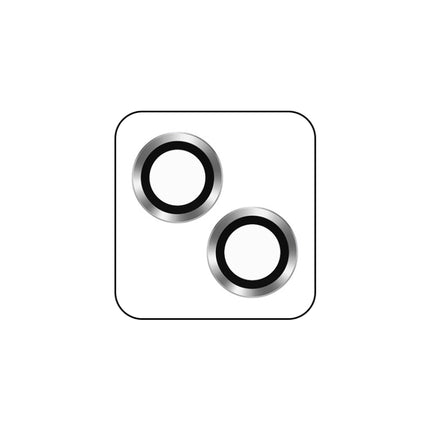 TOTUDESIGN AB-061 Golden Shield Series Metal Frame Camera Lens Film, For iPhone 14/14 Plus