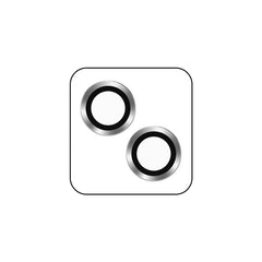 TOTUDESIGN AB-061 Golden Shield Series Metal Frame Camera Lens Film, For iPhone 14/14 Plus