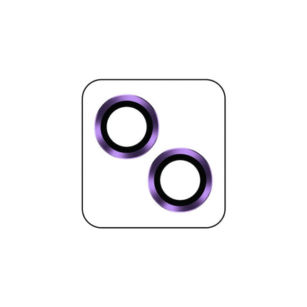 TOTUDESIGN AB-061 Golden Shield Series Metal Frame Camera Lens Film, For iPhone 14/14 Plus