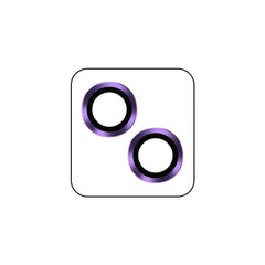 TOTUDESIGN AB-061 Golden Shield Series Metal Frame Camera Lens Film, For iPhone 14/14 Plus