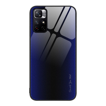 Texture Gradient Glass TPU Phone Case, For Xiaomi Poco M4 Pro, For Xiaomi Poco M4 Pro 5G, For Xiaomi Poco X4 Pro 5G, For Xiaomi Redmi 10C