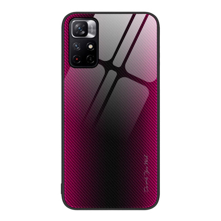 Texture Gradient Glass TPU Phone Case, For Xiaomi Poco M4 Pro, For Xiaomi Poco M4 Pro 5G, For Xiaomi Poco X4 Pro 5G, For Xiaomi Redmi 10C