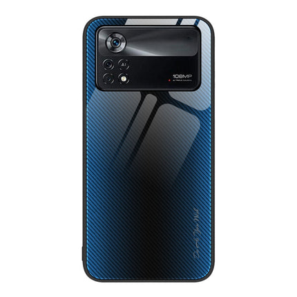 Texture Gradient Glass TPU Phone Case, For Xiaomi Poco M4 Pro, For Xiaomi Poco M4 Pro 5G, For Xiaomi Poco X4 Pro 5G, For Xiaomi Redmi 10C