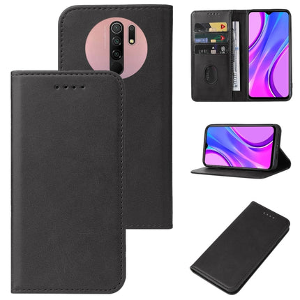 Magnetic Closure Leather Phone Case, For Xiaomi Mi 10T Pro / Mi 10T 5G, For Xiaomi Mi CC9 Pro, For Xiaomi Redmi 9 Prime, For Xiaomi Redmi 9AT, For Xiaomi Redmi 9i, For Xiaomi Redmi 9T, For Xiaomi Redmi 10 5G, For Xiaomi Redmi 10 Prime 2022