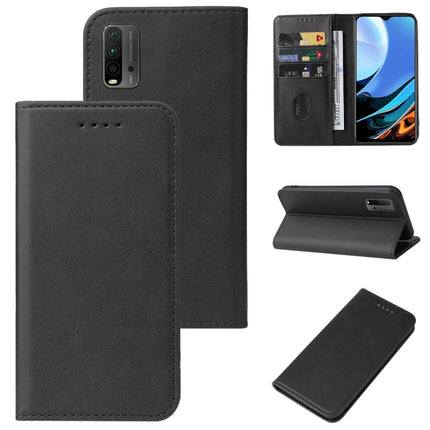 Magnetic Closure Leather Phone Case, For Xiaomi Mi 10T Pro / Mi 10T 5G, For Xiaomi Mi CC9 Pro, For Xiaomi Redmi 9 Prime, For Xiaomi Redmi 9AT, For Xiaomi Redmi 9i, For Xiaomi Redmi 9T, For Xiaomi Redmi 10 5G, For Xiaomi Redmi 10 Prime 2022