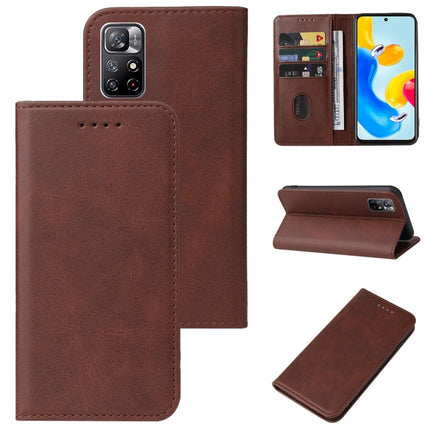 Magnetic Closure Leather Phone Case, For Xiaomi Redmi Note 11S 5G, For Xiaomi Redmi Note 11T 5G, For Xiaomi Redmi Note 11T Pro+, For Xiaomi Redmi Note 11 Global, For Xiaomi Mi 11 Lite 4G / 5G, For Xiaomi Mi 11 Lite 5G NE                                ...