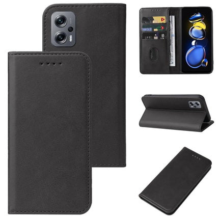 Magnetic Closure Leather Phone Case, For Xiaomi Redmi Note 11S 5G, For Xiaomi Redmi Note 11T 5G, For Xiaomi Redmi Note 11T Pro+, For Xiaomi Redmi Note 11 Global, For Xiaomi Mi 11 Lite 4G / 5G, For Xiaomi Mi 11 Lite 5G NE                                ...
