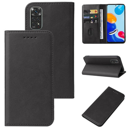 Magnetic Closure Leather Phone Case, For Xiaomi Redmi Note 11S 5G, For Xiaomi Redmi Note 11T 5G, For Xiaomi Redmi Note 11T Pro+, For Xiaomi Redmi Note 11 Global, For Xiaomi Mi 11 Lite 4G / 5G, For Xiaomi Mi 11 Lite 5G NE                                ...