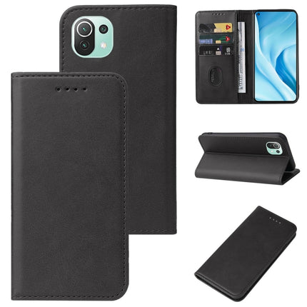 Magnetic Closure Leather Phone Case, For Xiaomi Redmi Note 11S 5G, For Xiaomi Redmi Note 11T 5G, For Xiaomi Redmi Note 11T Pro+, For Xiaomi Redmi Note 11 Global, For Xiaomi Mi 11 Lite 4G / 5G, For Xiaomi Mi 11 Lite 5G NE                                ...