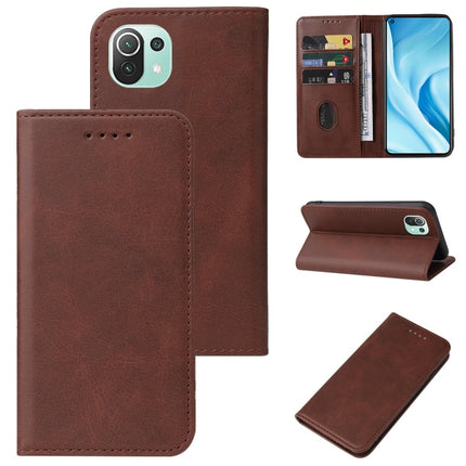 Magnetic Closure Leather Phone Case, For Xiaomi Redmi Note 11S 5G, For Xiaomi Redmi Note 11T 5G, For Xiaomi Redmi Note 11T Pro+, For Xiaomi Redmi Note 11 Global, For Xiaomi Mi 11 Lite 4G / 5G, For Xiaomi Mi 11 Lite 5G NE                                ...