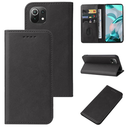 Magnetic Closure Leather Phone Case, For Xiaomi Redmi Note 11S 5G, For Xiaomi Redmi Note 11T 5G, For Xiaomi Redmi Note 11T Pro+, For Xiaomi Redmi Note 11 Global, For Xiaomi Mi 11 Lite 4G / 5G, For Xiaomi Mi 11 Lite 5G NE                                ...