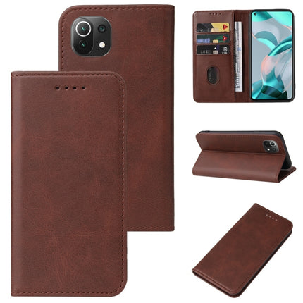Magnetic Closure Leather Phone Case, For Xiaomi Redmi Note 11S 5G, For Xiaomi Redmi Note 11T 5G, For Xiaomi Redmi Note 11T Pro+, For Xiaomi Redmi Note 11 Global, For Xiaomi Mi 11 Lite 4G / 5G, For Xiaomi Mi 11 Lite 5G NE                                ...