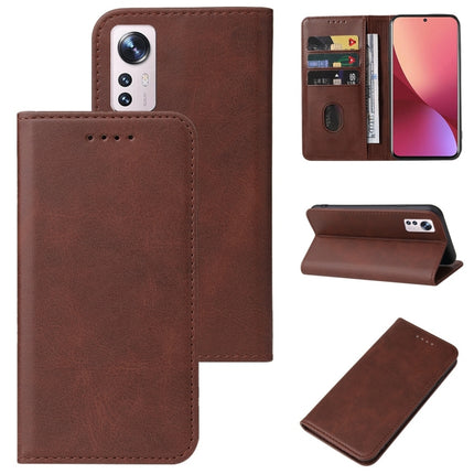 Magnetic Closure Leather Phone Case, For Xiaomi 11T / 11T Pro, For Xiaomi 12, For Xiaomi 12 5G, For Xiaomi 12 Pro Dimensity, For Xiaomi 12S, For Xiaomi 12S Pro, For Xiaomi 12X