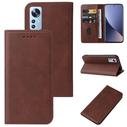 Magnetic Closure Leather Phone Case, For Xiaomi 11T / 11T Pro, For Xiaomi 12, For Xiaomi 12 5G, For Xiaomi 12 Pro Dimensity, For Xiaomi 12S, For Xiaomi 12S Pro, For Xiaomi 12X