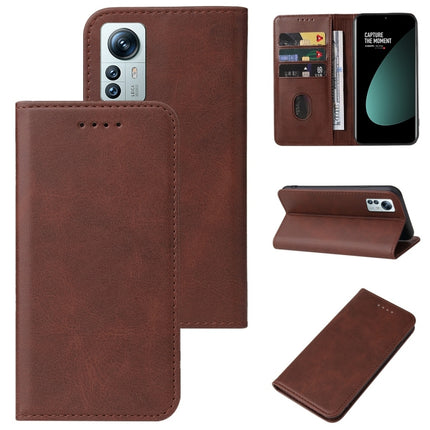 Magnetic Closure Leather Phone Case, For Xiaomi 11T / 11T Pro, For Xiaomi 12, For Xiaomi 12 5G, For Xiaomi 12 Pro Dimensity, For Xiaomi 12S, For Xiaomi 12S Pro, For Xiaomi 12X